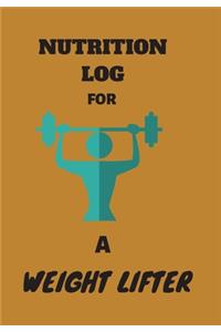 Nutrition Log for a Weight Lifter