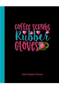 Coffee Scrubs Rubber Gloves