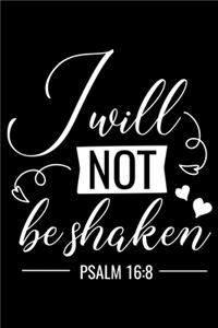 I will not be shaken