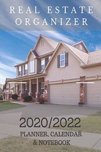 Real Estate Organizer 2020/2022 Planner, Calendar & Notebook