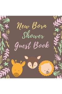 New Born Shower Guest Book