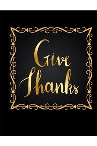 Give Thanks Notebook Gift