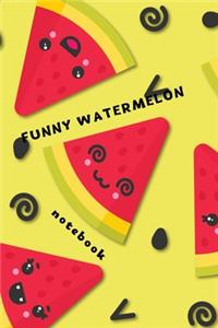 Funny watermelon notebook