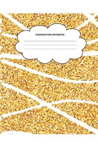 Gold Composition Notebook
