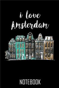 Amsterdam - Notebook - Notizbuch - 100 Seiten - 100 Pages - Journal