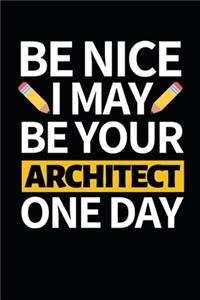 Be Nice I May Be Your Architect One Day