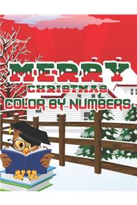 Merry Christmas Color By Numbers