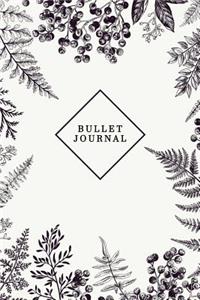 Bullet Journal: Awesome Designer Bullet Journal - 120-Page 1/4 Inch Dot Grid Trendy Pattern Notebook - 6 X 9 Perfect Bound Paperback