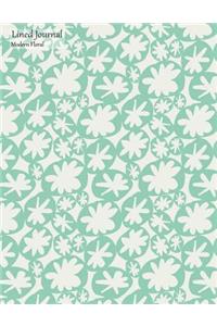 Lined Journal Modern Floral