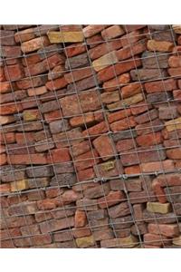 School Composition Book Bricks Construction 130 Pages