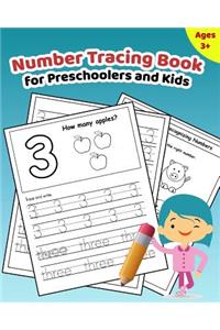 Number Tracing Book for Preschoolers and Kids