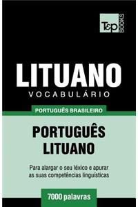 Vocabulário Português Brasileiro-Lituano - 7000 palavras
