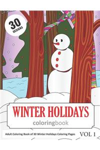 Winter Holidays Coloring Book