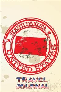 South Dakota United States Travel Journal: Blank Lined Vacation Holiday Notebook