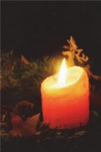 Candle Light - Blank Notebook