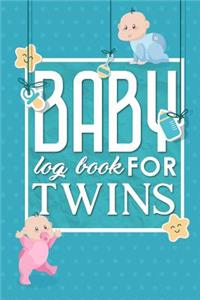 Baby Log Book for Twins