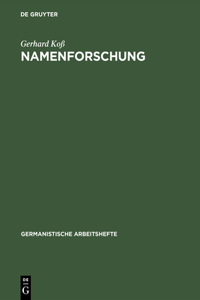 Namenforschung: Eine Einführung in Die Onomastik