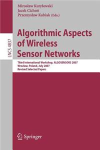 Algorithmic Aspects of Wireless Sensor Networks