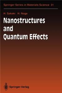 Nanostructures and Quantum Effects