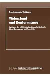 Widerstand Und Konformismus