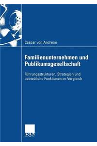 Familienunternehmen und Publikumsgesellschaft