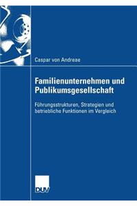 Familienunternehmen Und Publikumsgesellschaft