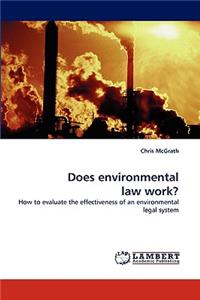 Does environmental law work?