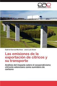 emisiones de la exportación de cítricos y su transporte
