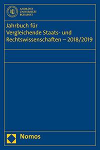 Jahrbuch Fur Vergleichende Staats- Und Rechtswissenschaften - 2018/2019