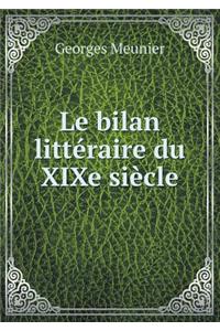 Le Bilan Littéraire Du Xixe Siècle