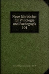 Neue Jahrbucher fur Philologie und Paedogogik