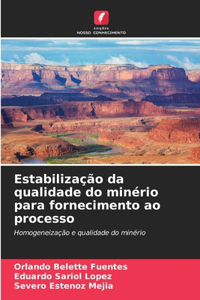 Estabilização da qualidade do minério para fornecimento ao processo
