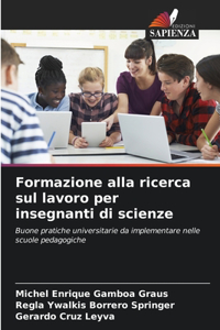 Formazione alla ricerca sul lavoro per insegnanti di scienze