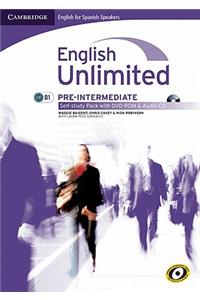 English Unlimited for Spanish Speakers Pre-Intermediate Self-Study Pack (Workbook with DVD-ROM and Audio CD)