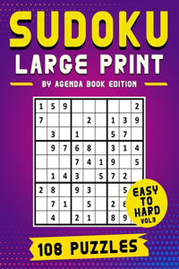 Sudoku Large Print 108 Puzzles Easy to Hard