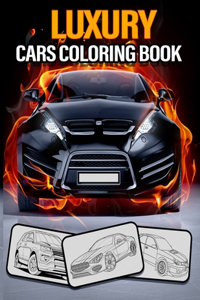 Luxury Cars Coloring Book