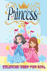 Princess Coloring Book for Girl