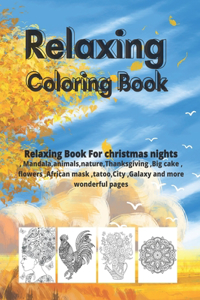 Relaxing coloring book