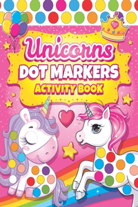 Dot Markers Activity Book Unicorns