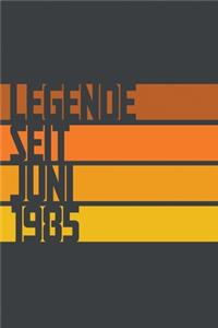 Legende seit Juni 1985
