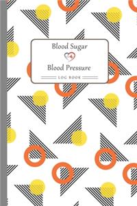 Blood Sugar & Blood Pressure Log Book