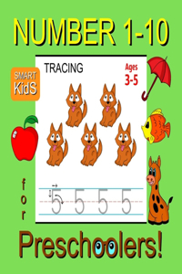 Number Tracing 1-10 for Preschoolers