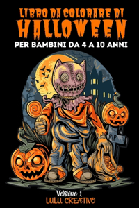 Libro da colorare di Halloween per bambini da 4 a 10 anni