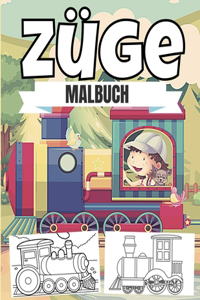 Züge Malbuch