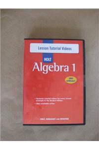 Holt Algebra 1: Lesson Tutorial Videos CD-ROM
