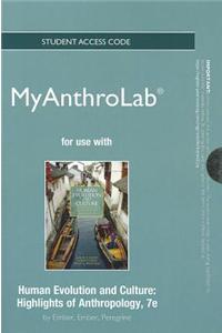 NEW MyAnthroLab - Standalone Access Card - for Human Evolution and Culture, Human Evolution and Culture