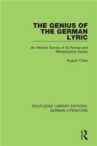 Genius of the German Lyric