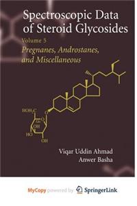 Spectroscopic Data of Steroid Glycosides