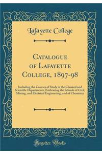 Catalogue of Lafayette College, 1897-98