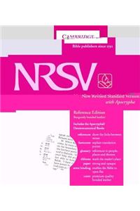 NRSV Reference Edition with Apocrypha Burgundy bonded leather NRA22